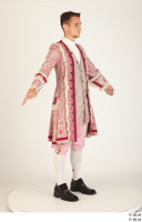   Photos Man in Historical Civilian suit 5 18th century a poses medieval clothing whole body 0008.jpg